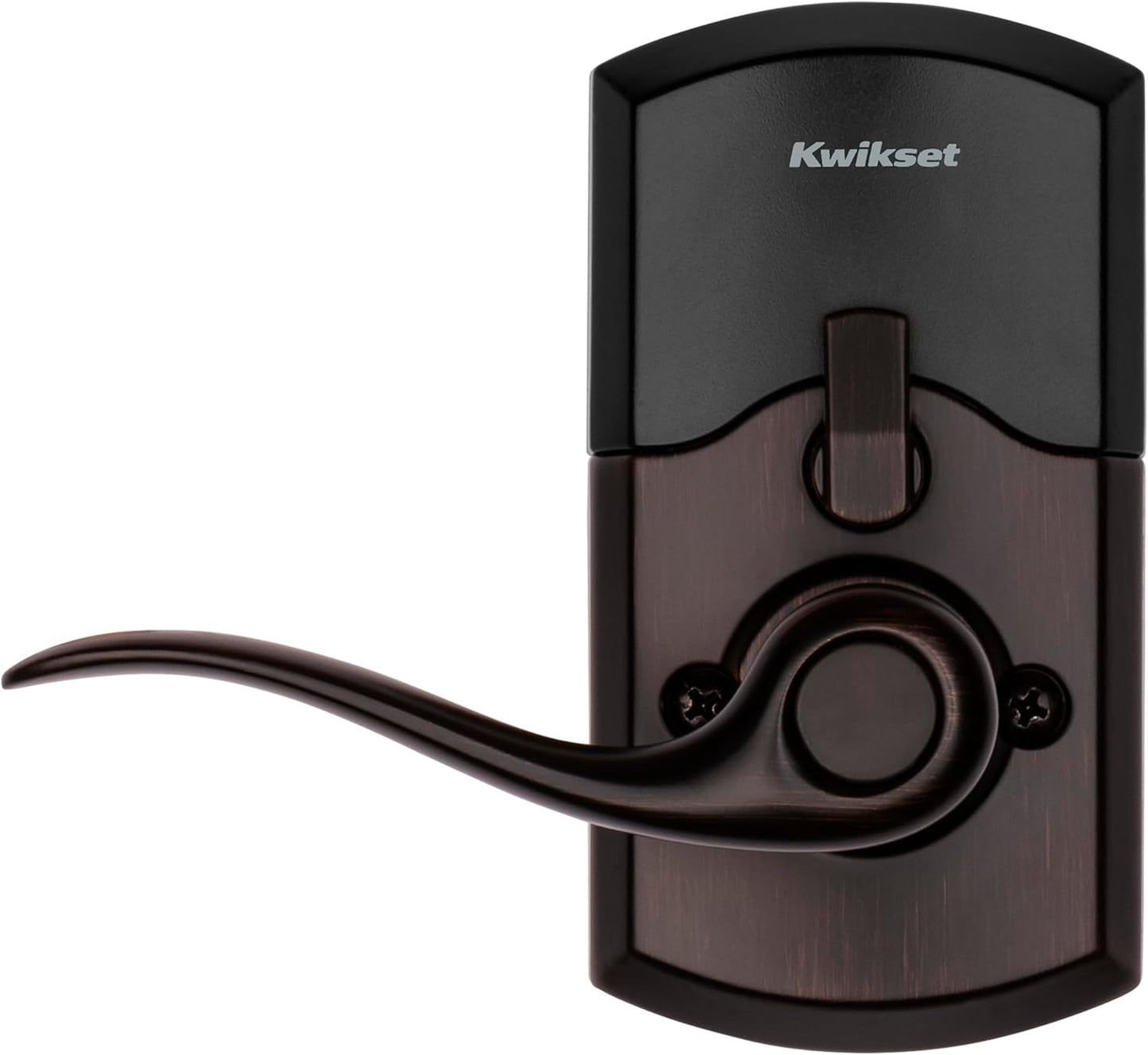 Smartcode 917 Keypad Keyless Entry Traditional Residential Electronic Lever Deadbolt Alternative with Tustin Door Lever and Smartkey Security, Venetian Bronze