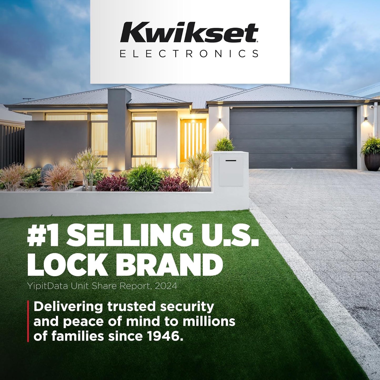 Smartcode 917 Keypad Keyless Entry Traditional Residential Electronic Lever Deadbolt Alternative with Tustin Door Lever and Smartkey Security, Venetian Bronze