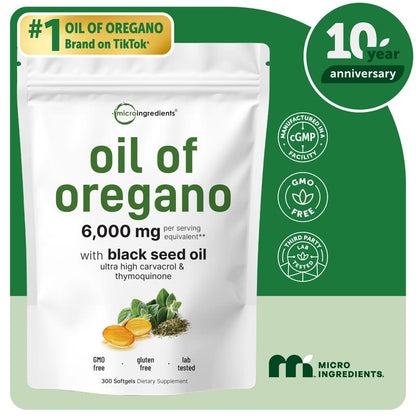 Micro Ingredients Oregano Oil with Black Seed Oil