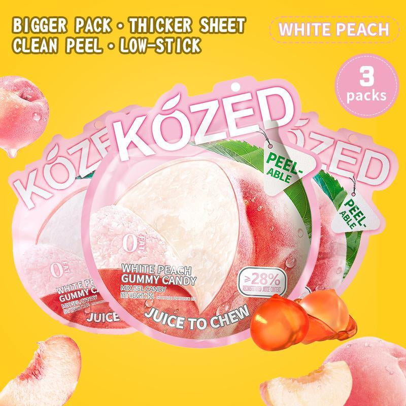 Kozed Peelable Gummy Candy Variety Pack -7 Flavors -Chewy Fruity Rolls, Fun & Sweet Snack -Valentine'S Day Gift