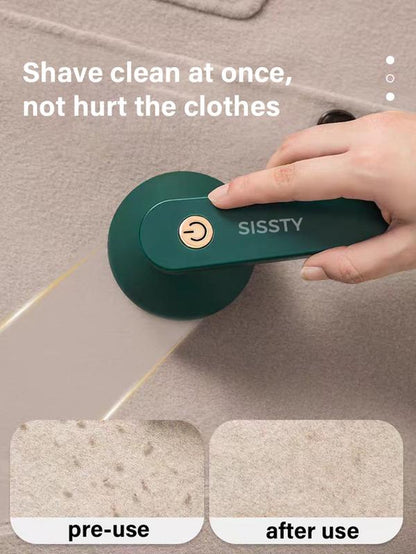 Rechargeable Fabric Shaver with 2 Replaceable Stainless Steel 6-Leaf Blades(1 Free Extra Included) | Lint Remover with 3-Speed Settings - Efficient Sweater and Lint Shaver for Clothes, Removing Fuzz, Lint Balls, Pills, and Hairballs.Christmas Gift.