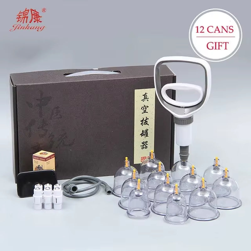 Cupping Therapy Set Vacuum Cupping Set Suction Cups Massage Chinese Medicine anti Cellulite Physiotherapy Jars for Body Massager