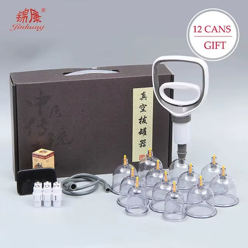 Cupping Therapy Set Vacuum Cupping Set Suction Cups Massage Chinese Medicine anti Cellulite Physiotherapy Jars for Body Massager