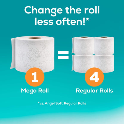 Angel Soft Toilet Paper 320 Sheets Mega Roll Pack of 48 Fresh Linen Scent