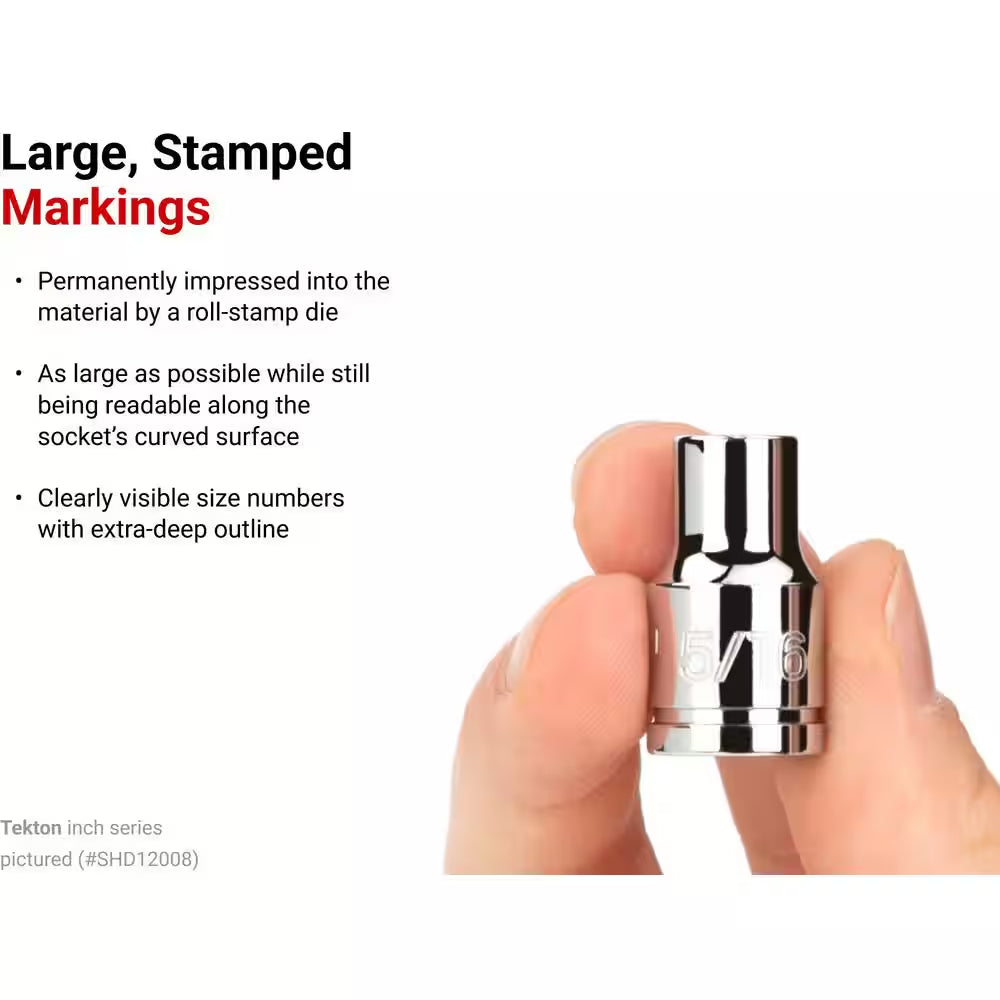 3/8 In. Drive 6-Point Socket Set (15-Piece)