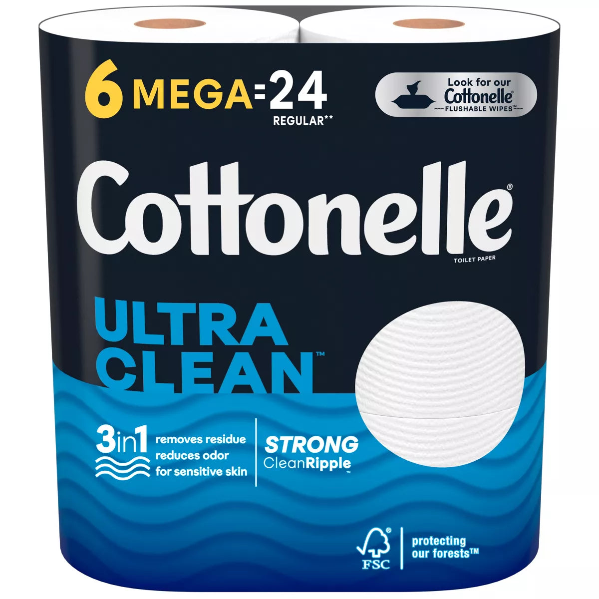 Cottonelle Ultra Clean Strong Toilet Paper