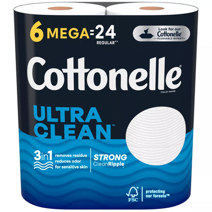 Cottonelle Ultra Clean Strong Toilet Paper