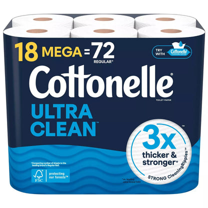 Cottonelle Ultra Clean Strong Toilet Paper