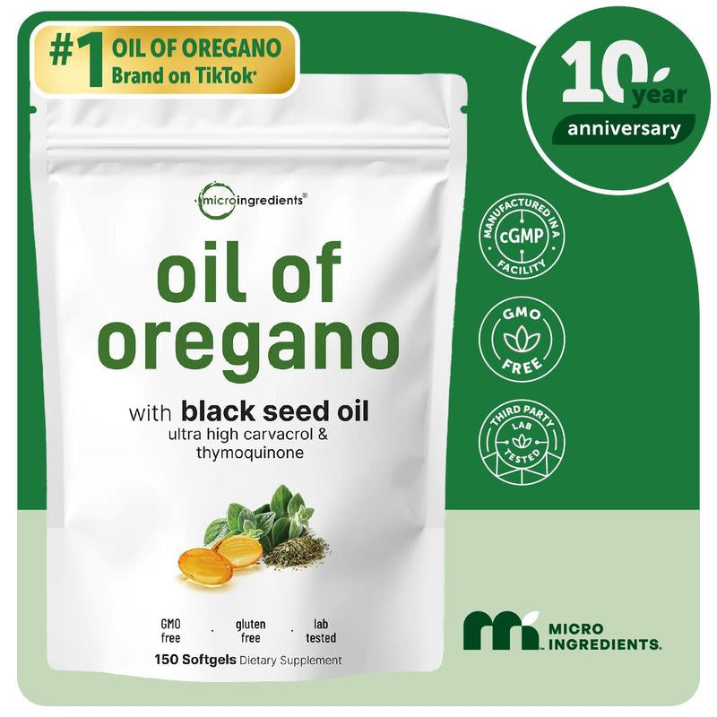 Micro Ingredients Oregano Oil with Black Seed Oil