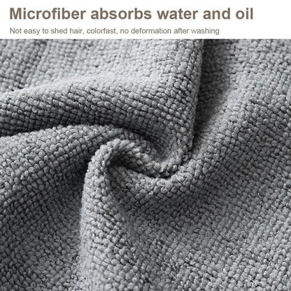 Microfiber Cleaning Cloth Rags in a Box (20 Count) -7.9" X 7.9" Reusable Microfiber Towels for Cars - Edgeless Terry Towels,Small Microfiber Towel for Home, Kitchen (Gray&Pink)