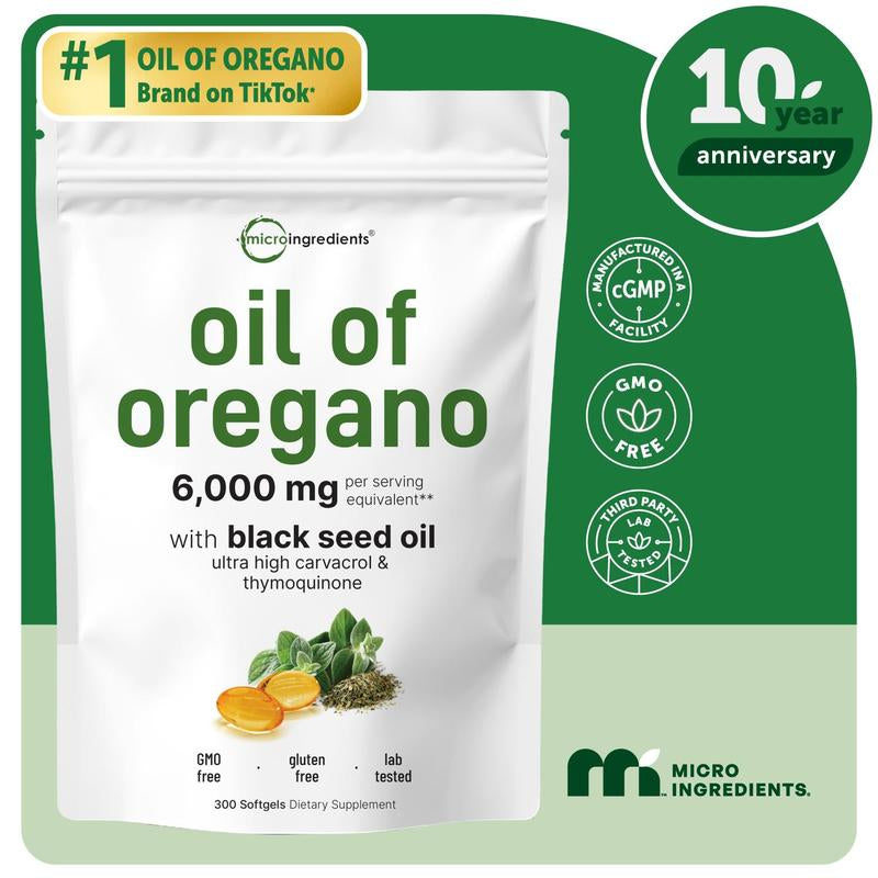 Micro Ingredients Oregano Oil with Black Seed Oil