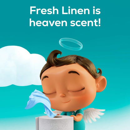 Angel Soft Toilet Paper 320 Sheets Mega Roll Pack of 48 Fresh Linen Scent