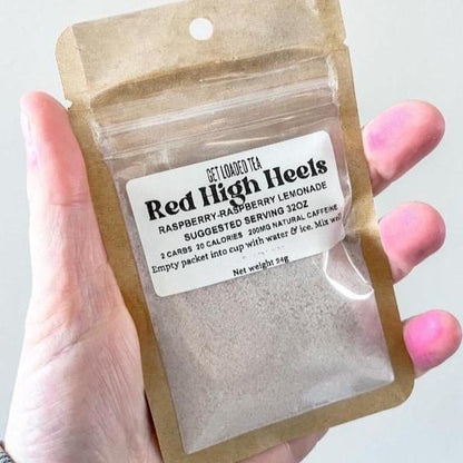 Loaded Teas - Powered Caffeinated Beverage Mix - Sugar-Free & Gluten-Free Energy Powder Drink - 32Oz Smoothie Mix - Made in USA - 24 Months Shelf Life