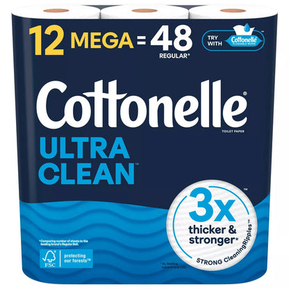 Cottonelle Ultra Clean Strong Toilet Paper