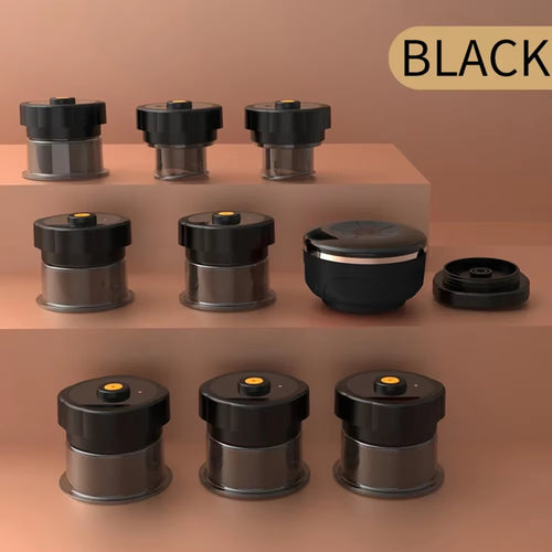 Electric Vacuum Cupping Massage 8 Cups Gua Sha Vacuum Suction Cups Anti-Cellulite Therapy Massager for Body Fat Burning Slimming