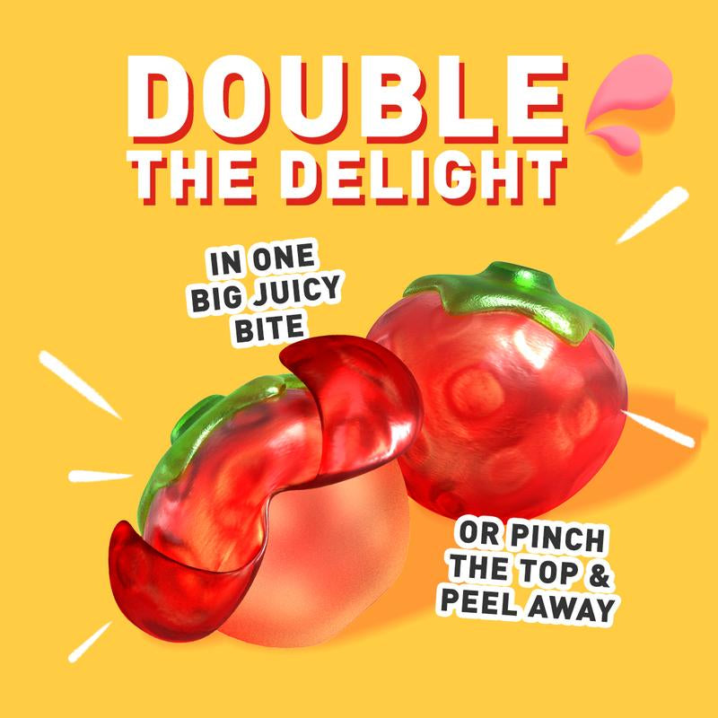 Kozed Peelable Gummy Candy Variety Pack -7 Flavors -Chewy Fruity Rolls, Fun & Sweet Snack -Valentine'S Day Gift