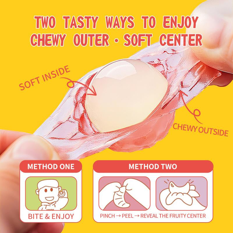 Kozed Peelable Gummy Candy Variety Pack -7 Flavors -Chewy Fruity Rolls, Fun & Sweet Snack -Valentine'S Day Gift