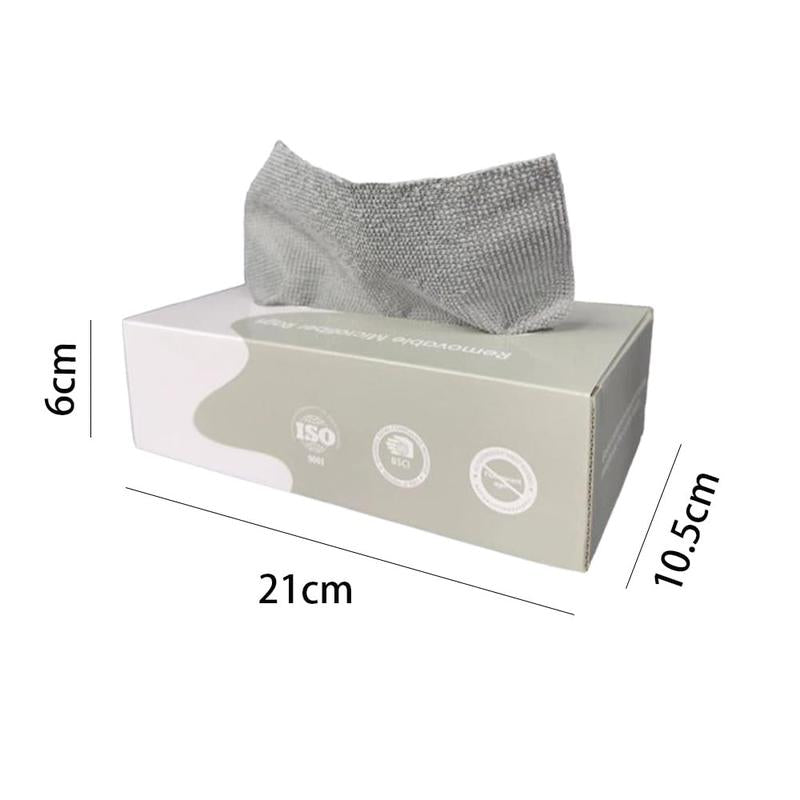 Microfiber Cleaning Cloth Rags in a Box (20 Count) -7.9" X 7.9" Reusable Microfiber Towels for Cars - Edgeless Terry Towels,Small Microfiber Towel for Home, Kitchen (Gray&Pink)